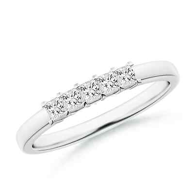 #ad ANGARA Five Stone Princess Diamond Wedding for Her in 14K Gold HSI2 0.3 Ctw $791.10