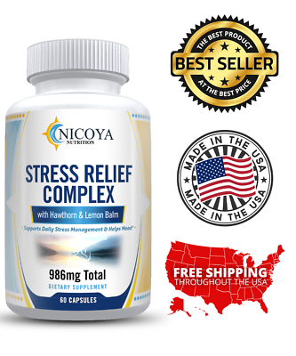 #ad All Natural Anti Anxiety amp; Stress Relief Supplement Complex $15.00
