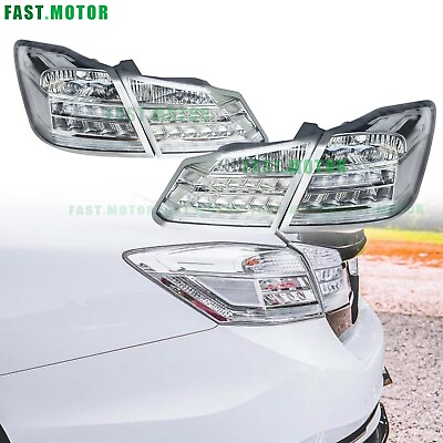 #ad Crystal Clear Lens Brake Tail Lights Turn Signal Cover For 13 15 Accord Sedan $598.00
