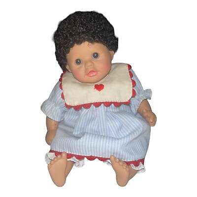 #ad PAULINE BJONNESS JACOBSEN 1990#x27;s 8quot; LITTLE LOVE African American Doll NOS $22.99