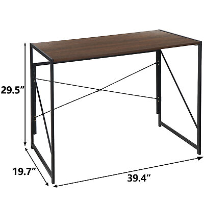 #ad Folding Office Computer Desk Writing Modern Simple Study Desk Modern Home Office $41.58
