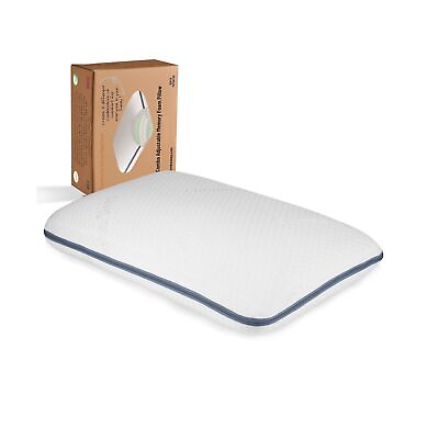 #ad Combopillow Cooling Pillow with Soft Knit Fabric Cover Luxury Pillows Adjust... $131.31