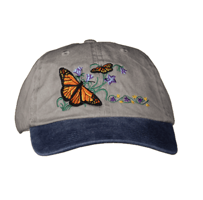 #ad Monarch Butterflies Embroidered Adult Cap Hat Womens Mens Unisex Teen $26.99
