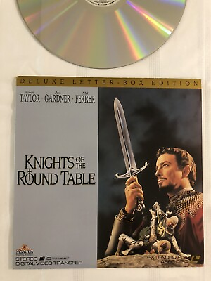 #ad Used Laser Disc KNIGHTS OF THE ROUND TABLE Deluxe Letter Box Edition 1953 Color C $3.29