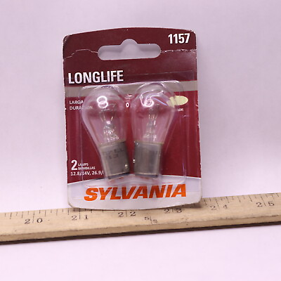 #ad 2 Pk Sylvania Long Life Auto Mini Bulbs 1157 $2.39