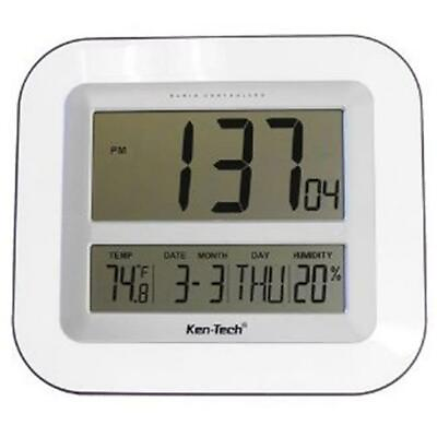 #ad Sonnet T 4680 Atomic LCD Wall Clock with Temperature Date Humidity $34.33
