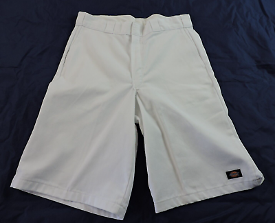 #ad Dickies Mens 34 x 12 Work Utility White Shorts 42283WH $22.49