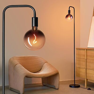 #ad Floor Lamp for Living Room Minimalist Industrial Standing Lamp W Modern LED Bulb $42.53