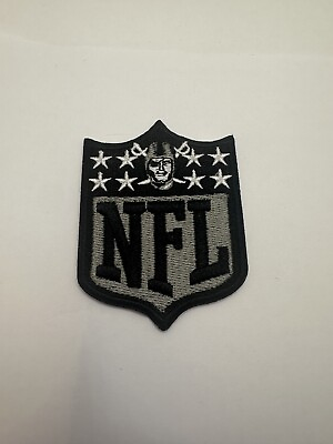 #ad Las Vegas Raiders NFL Logo Patch 2” X 2.75” Iron On Embroidered $4.50