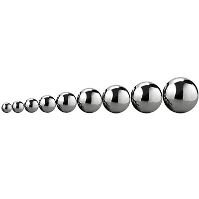 #ad 1pcs Gazing Ball Reflective Hollow Ball Stainless Steel DIY Floating Gazing $6.94
