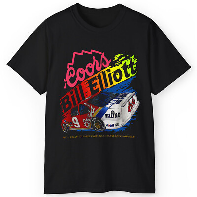 #ad Rare Vintage Coors Bill Elliott Shirt $17.97