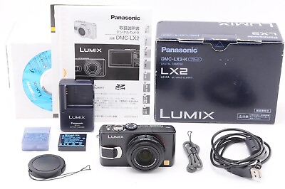 #ad 【Near MINT Japanese Only】Panasonic LUMIX DMC LX2 Black Digital Camera Japan $199.99