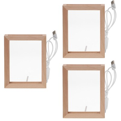#ad LED Photo Frame Lighted Picture Frame Light Up Picture Frame $40.58
