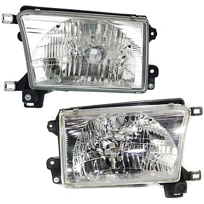 #ad Headlight Assembly Set For 1999 2002 Toyota 4Runner Left Right Side With Bulb $88.23
