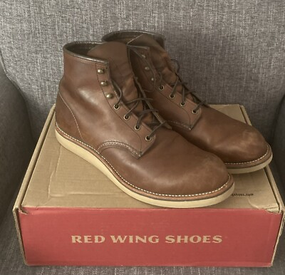 #ad Red Wing Heritage Round Toe Rover Boots 2952 Made In USA Brown Leather 13 D $131.50