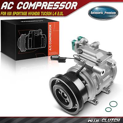 #ad AC Compressor w Clutch for Kia Sportage 2005 2008 Hyundai Tucson 2005 2007 2009 $119.00