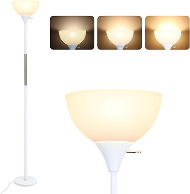 #ad #ad Floor Lamp LED Standing Lamp 3 Way Dimmable Brightness Floor Lamp Rotary Switch $33.88