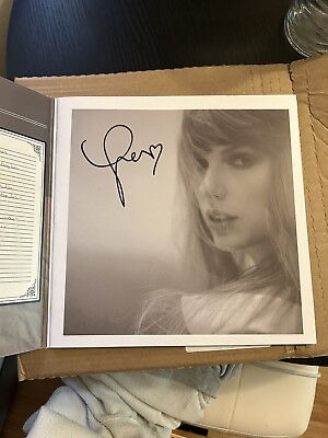 #ad Taylor Swift Tortured Poets Department Vinyl quot;The Manuscript Hand Signed Heart $299.99