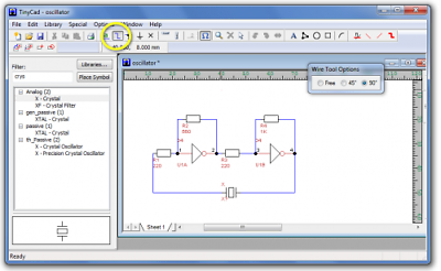 #ad TinyCAD Electrical Circuit Diagram CAD Software for Windows $19.99