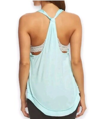 #ad We The Free by Free People Nectarine Tank Top in Blue Size Medium Women Boho $15.25