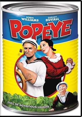 #ad POPEYE New Sealed DVD Robin Williams $10.65