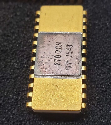 #ad TELEDYNE 8700CN Dual Gold Cap Ceramic Ancient Chip $54.47