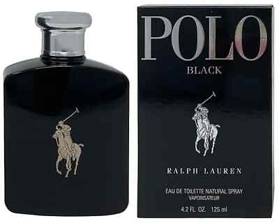 #ad #ad Polo Black by Ralph Lauren 4.2 oz Eau de Toilette Cologne spray Men NEW $28.45