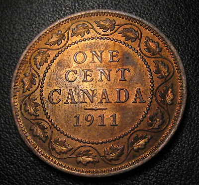 #ad #ad Old Canadian Coins 1911 Canada Large Cent Highgrade UNC Choice Beauty $39.95