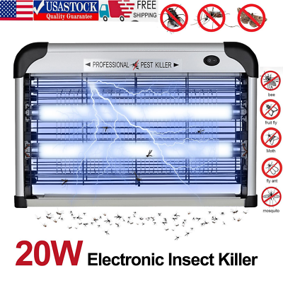 #ad Lamp Insect Killer Mosquito Zapper Bug Pest Fly Trap Electric Indoor Light Lawn $25.46