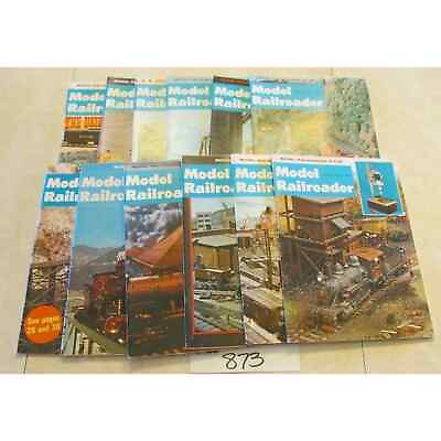 #ad Model Railroader Magazine 12 Issues Vintage Trains 1969 $28.99