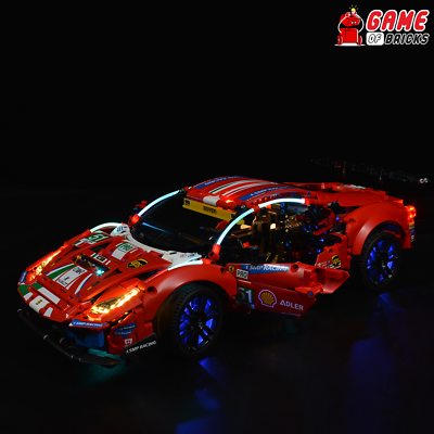 #ad Light Kit for Ferrari 488 GTE AF Corse #51 Compatible with LEGO 42125 Standard $32.99