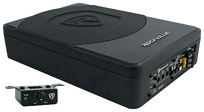 #ad Rockville SS10P 10quot; 800w Slim Under Seat Active Powered Car Truck Subwoofer Sub $139.95