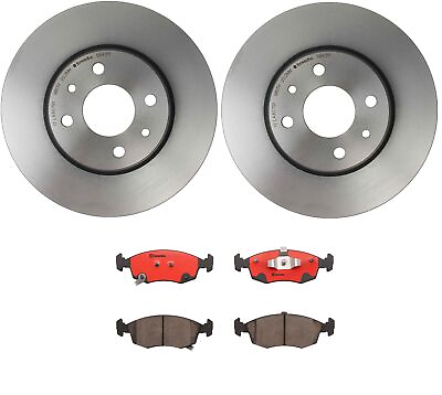 #ad Brembo Front Brake Ceramic Pad Disc Rotor for Fiat 500 c Gucci Lounge Pop Easy $144.95
