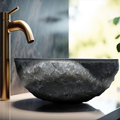 #ad ARUBA Basalt Stone Vessel Bathroom Sink $340.00