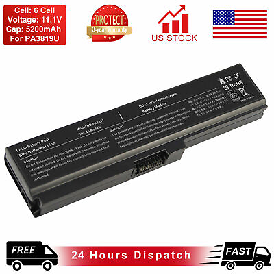 #ad Lot Battery For Toshiba Satellite M640 P745 P755 L730 L770 Charger PA3817U 1BRS $15.95