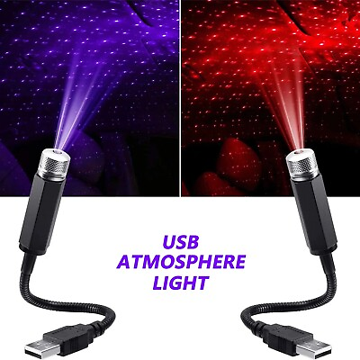 #ad Romantic LED Car Roof Star Night Light Projector Galaxy Lamp USB Room Decoration $9.16