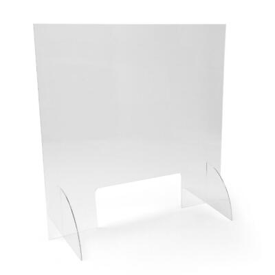 #ad Sneeze Guard Plastic Clear Barrier Divider Shield Countertop Desktop $41.47
