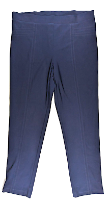 #ad Frank Lyman Design Navy Pull On Office Career Pants EUC Size 16 Style 017 $29.90