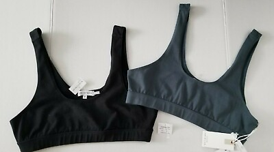 #ad 2 Good American Lounge Pullover Scoop Neck Bralette Size L 3 Lot 2 NEW $36.99