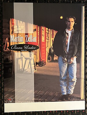 #ad Gear Daddies MARTIN ZELLAR Born Under 18x24 record store promo poster 1995 $29.99