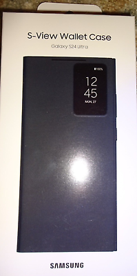 #ad Original Samsung Galaxy S24 Ultra Smart View Wallet Case Black Brand New $34.99
