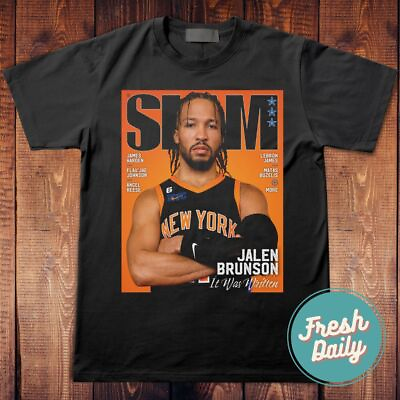 #ad Jalen Brunson NY Slam Cover Unisex T Shirt $25.00