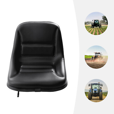 #ad Universal Forklift Seat Truck Cushion Backrest Wear resistant Adjustable Black $76.95