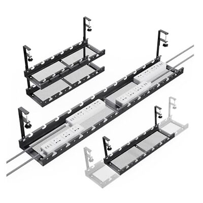 #ad Under Desk Cable Management Tray 31Inch Extendable Under Desk Wire Management... $45.22