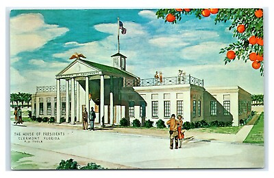 #ad Postcard The House of Presidents Clermont FL M20 $1.99