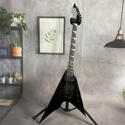 #ad New Arrow Black Metal Electric Guitar Retrochord HH Pickup Rosewood Fretboard $312.55