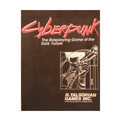 #ad R. Talsorian Cyberpunk Cyberpunk 1st Ed Fair $180.00