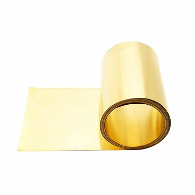 #ad 0.1 0.8mm Thick Brass Foil Band Copper Sheet Metal Fine Plate Strip Width 200mm $3.49