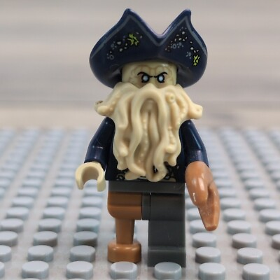 #ad Lego Davy Jones 4184 Pirates of the Caribbean Minifigure POTC Rare Black Pearl $149.95