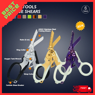 #ad New Scissors Raptors Shears Tactical Folding Multifunction Mini Portable Tool $21.49